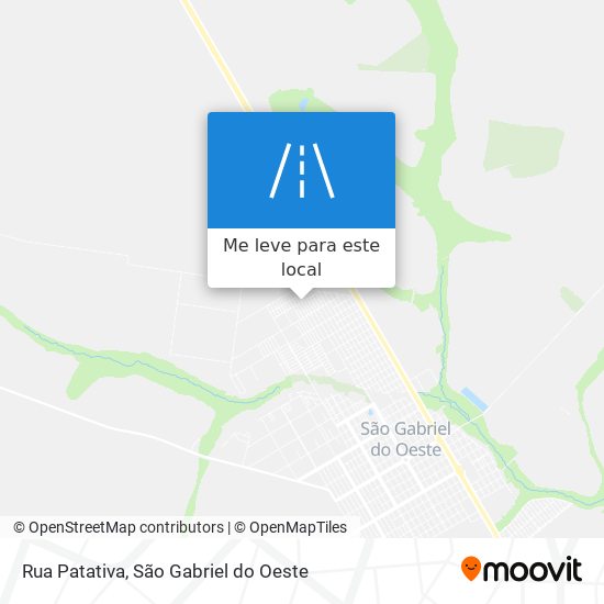 Rua Patativa mapa