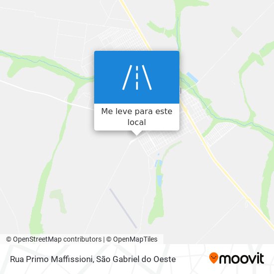 Rua Primo Maffissioni mapa