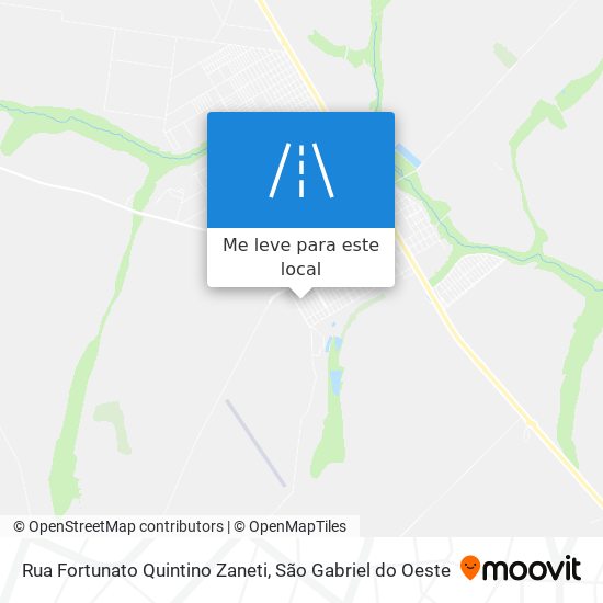 Rua Fortunato Quintino Zaneti mapa