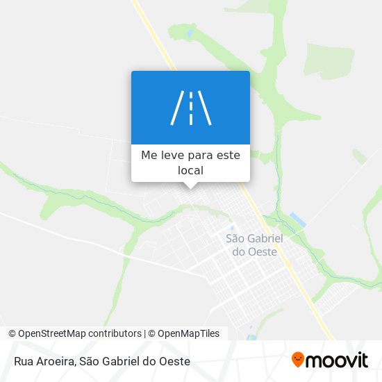 Rua Aroeira mapa