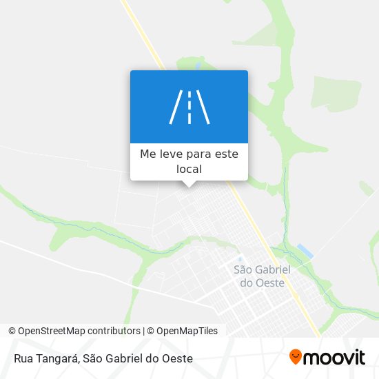 Rua Tangará mapa