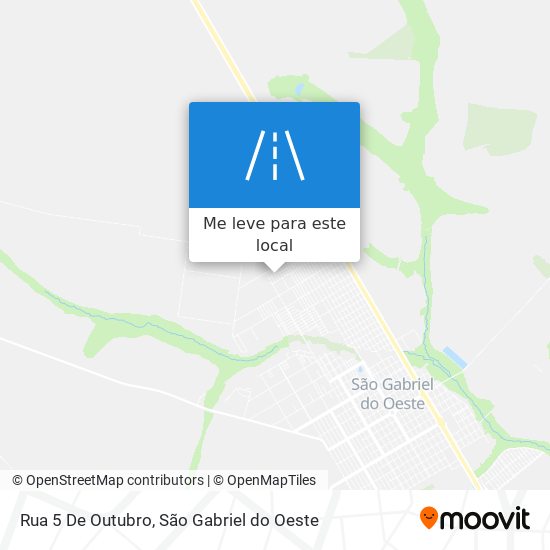 Rua 5 De Outubro mapa