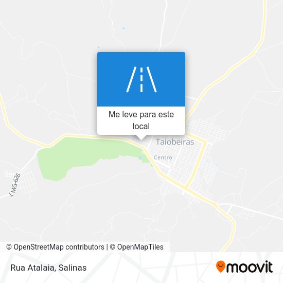 Rua Atalaia mapa