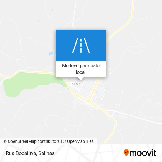 Rua Bocaiúva mapa