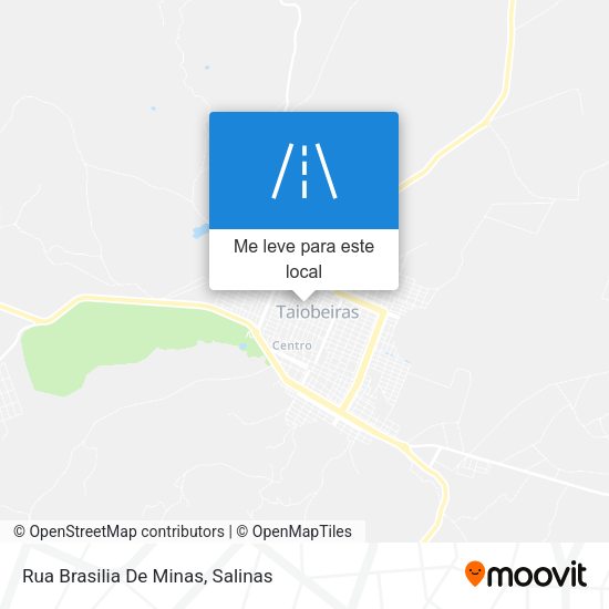 Rua Brasilia De Minas mapa