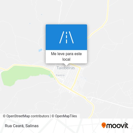 Rua Ceará mapa