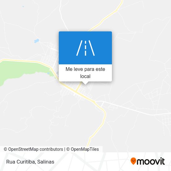 Rua Curitiba mapa