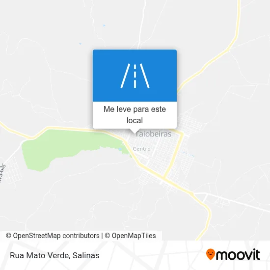 Rua Mato Verde mapa