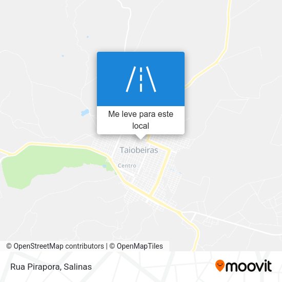 Rua Pirapora mapa