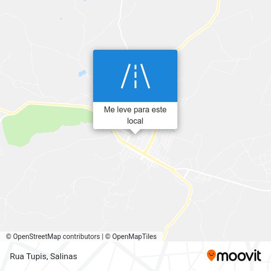 Rua Tupis mapa