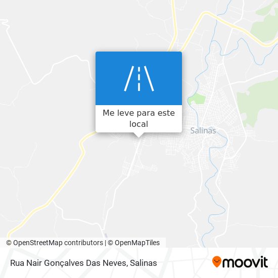 Rua Nair Gonçalves Das Neves mapa