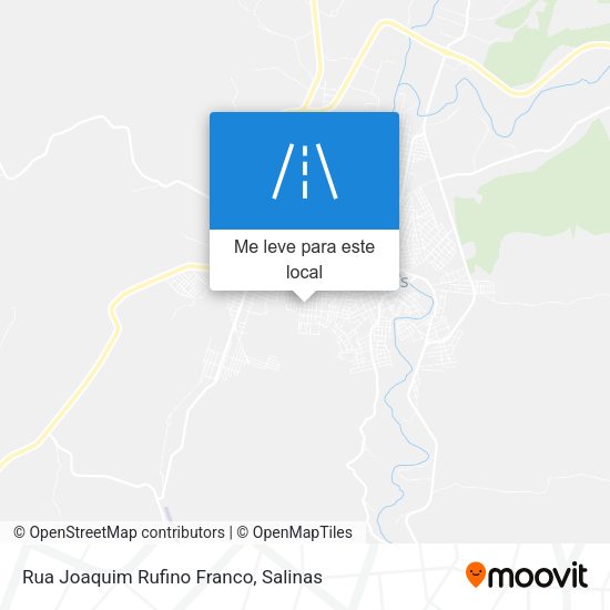 Rua Joaquim Rufino Franco mapa