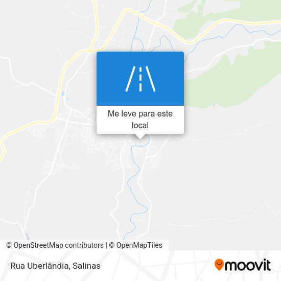 Rua Uberlândia mapa