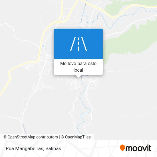 Rua Mangabeiras mapa