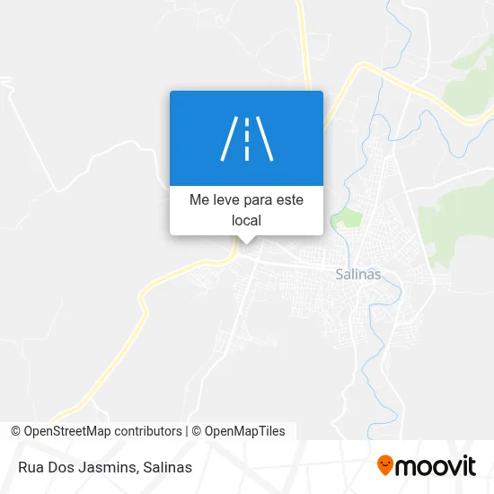 Rua Dos Jasmins mapa