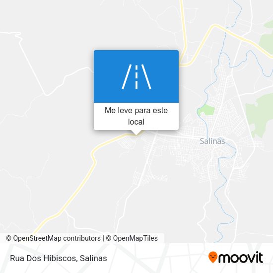 Rua Dos Hibiscos mapa