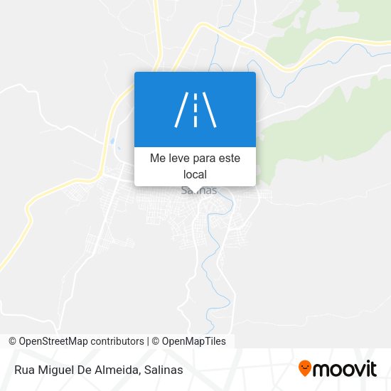 Rua Miguel De Almeida mapa