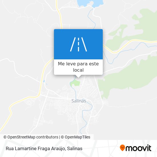 Rua Lamartine Fraga Araújo mapa