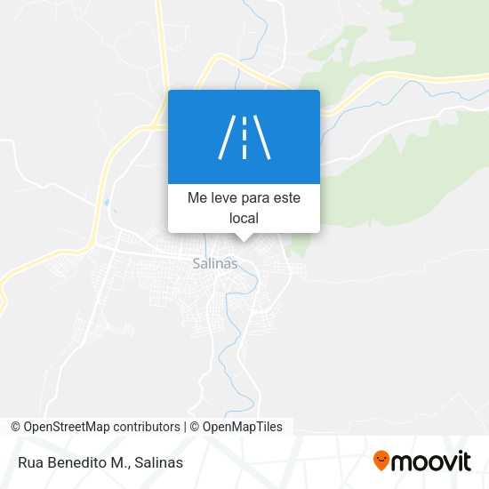 Rua Benedito M. mapa