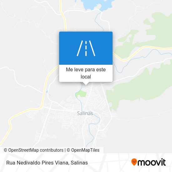 Rua Nedivaldo Pires Viana mapa