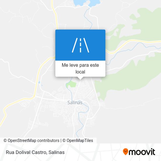Rua Dolival Castro mapa