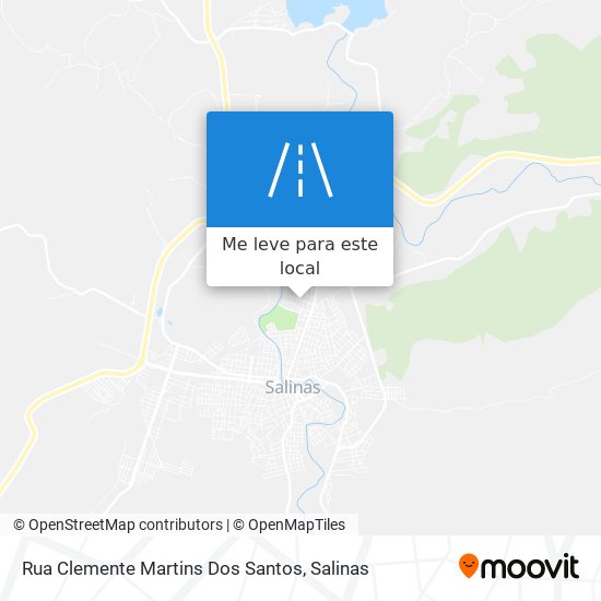 Rua Clemente Martins Dos Santos mapa