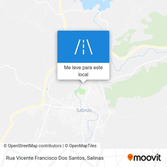 Rua Vicente Francisco Dos Santos mapa