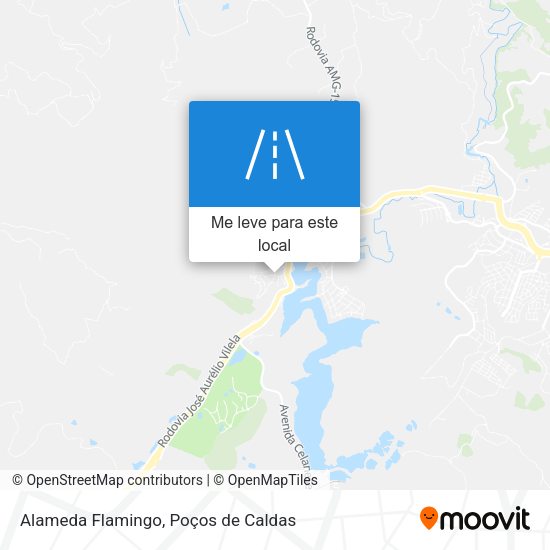 Alameda Flamingo mapa