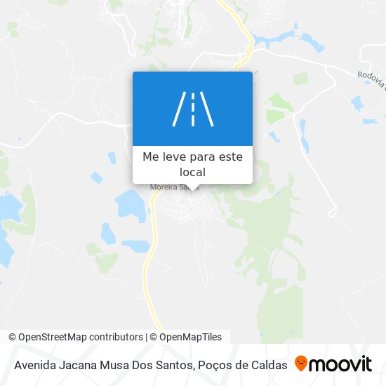 Avenida Jacana Musa Dos Santos mapa