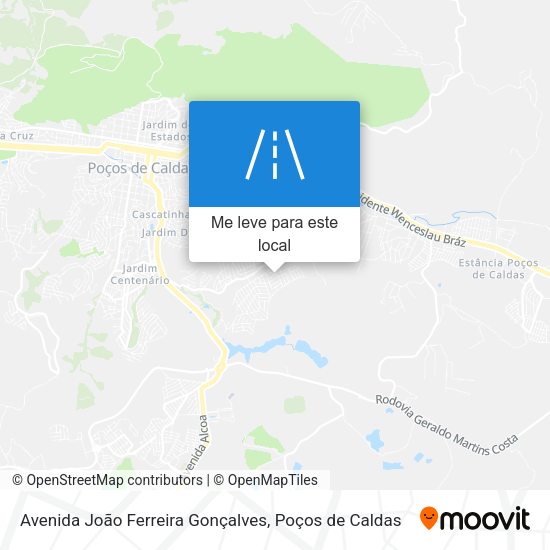 Avenida João Ferreira Gonçalves mapa