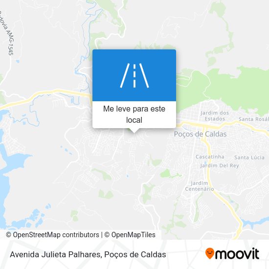 Avenida Julieta Palhares mapa