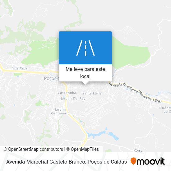 Avenida Marechal Castelo Branco mapa