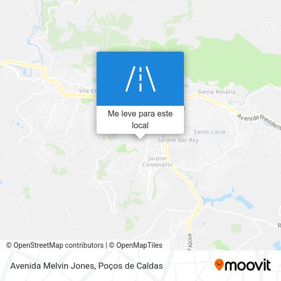 Avenida Melvin Jones mapa