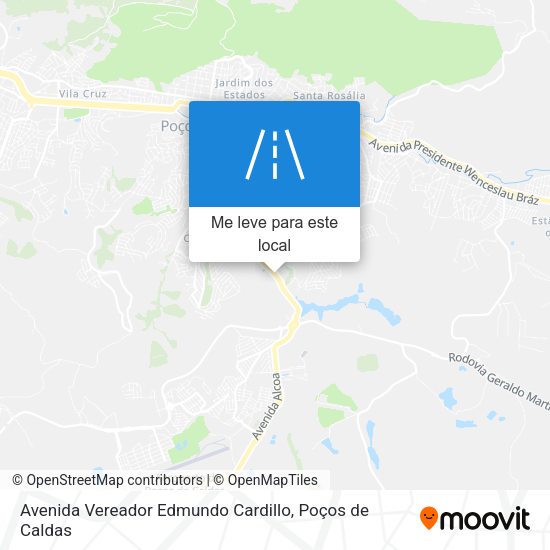 Avenida Vereador Edmundo Cardillo mapa