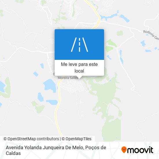 Avenida Yolanda Junqueira De Melo mapa