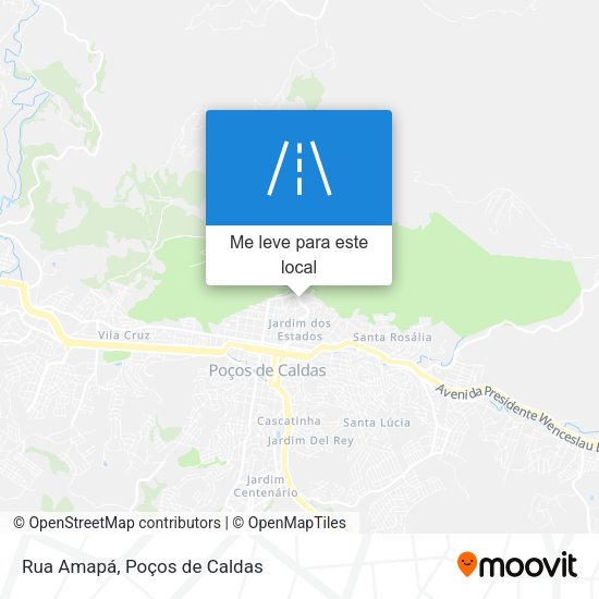 Rua Amapá mapa