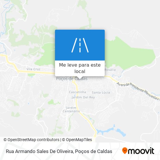 Rua Armando Sales De Oliveira mapa