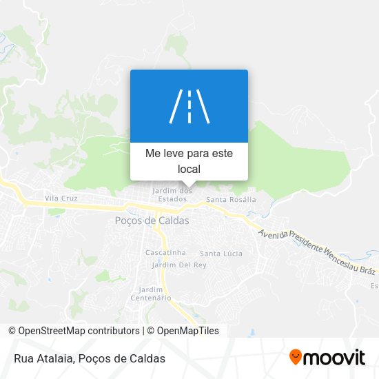 Rua Atalaia mapa