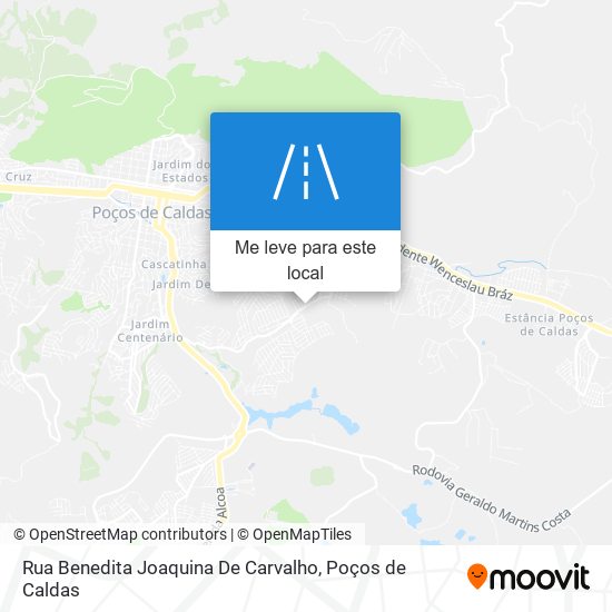 Rua Benedita Joaquina De Carvalho mapa