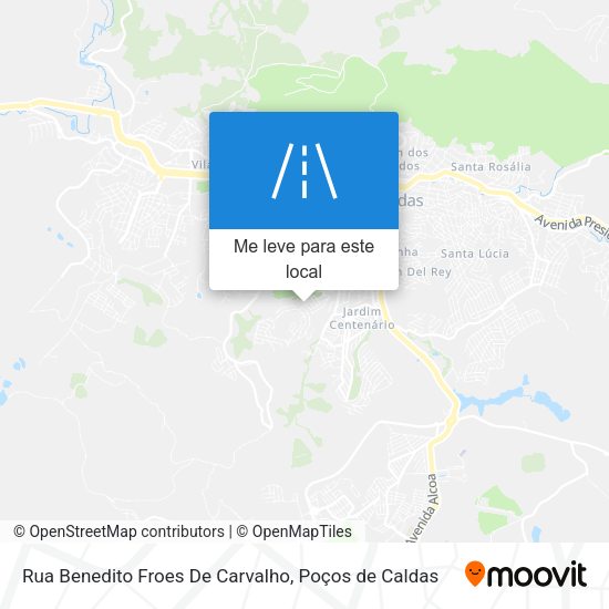Rua Benedito Froes De Carvalho mapa