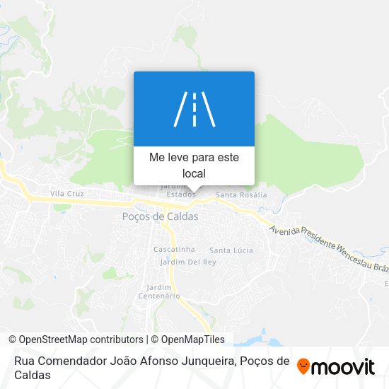 Rua Comendador João Afonso Junqueira mapa