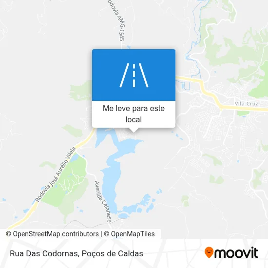 Rua Das Codornas mapa