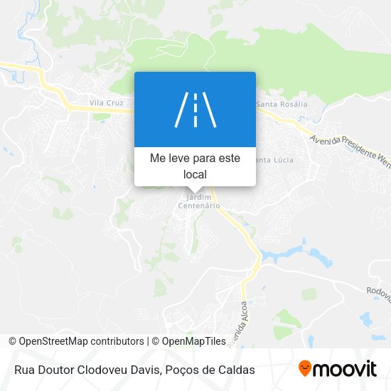 Rua Doutor Clodoveu Davis mapa