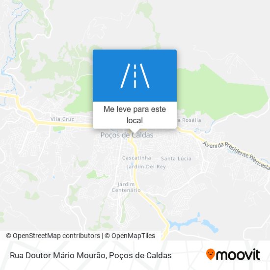 Rua Doutor Mário Mourão mapa