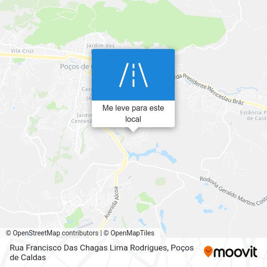 Rua Francisco Das Chagas Lima Rodrigues mapa