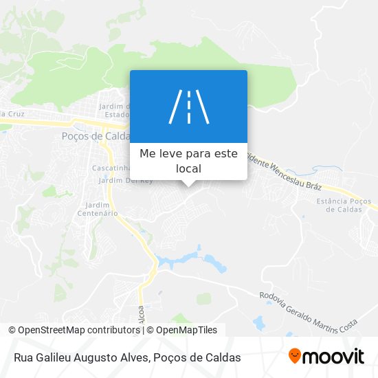 Rua Galileu Augusto Alves mapa