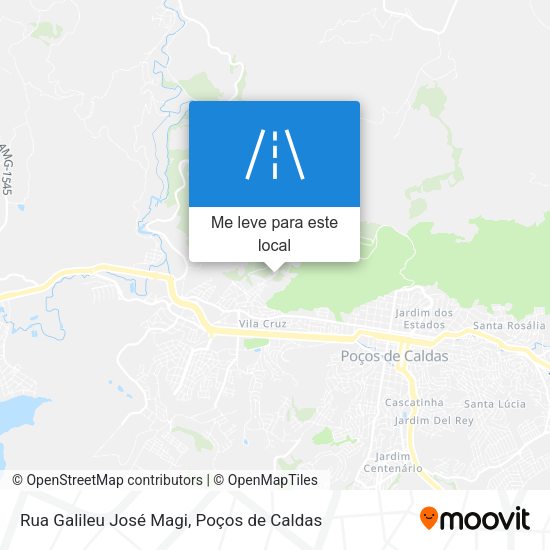 Rua Galileu José Magi mapa