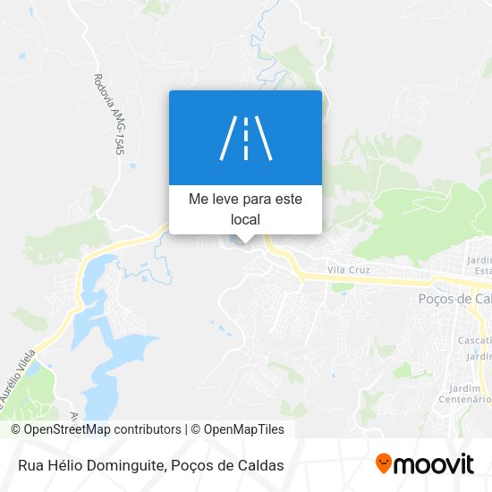 Rua Hélio Dominguite mapa