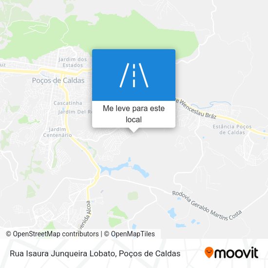 Rua Isaura Junqueira Lobato mapa