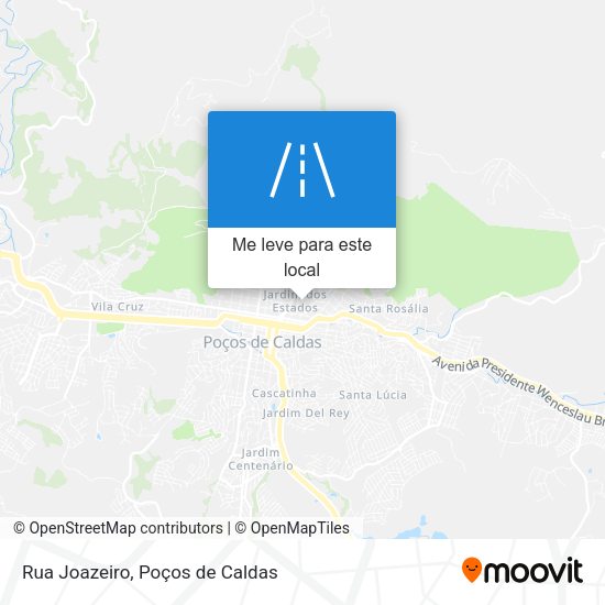 Rua Joazeiro mapa